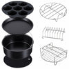 7-Piece Silicone Air Fryer Accessories Set