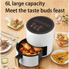 Electric Hot Air Fryer with Temperature Control