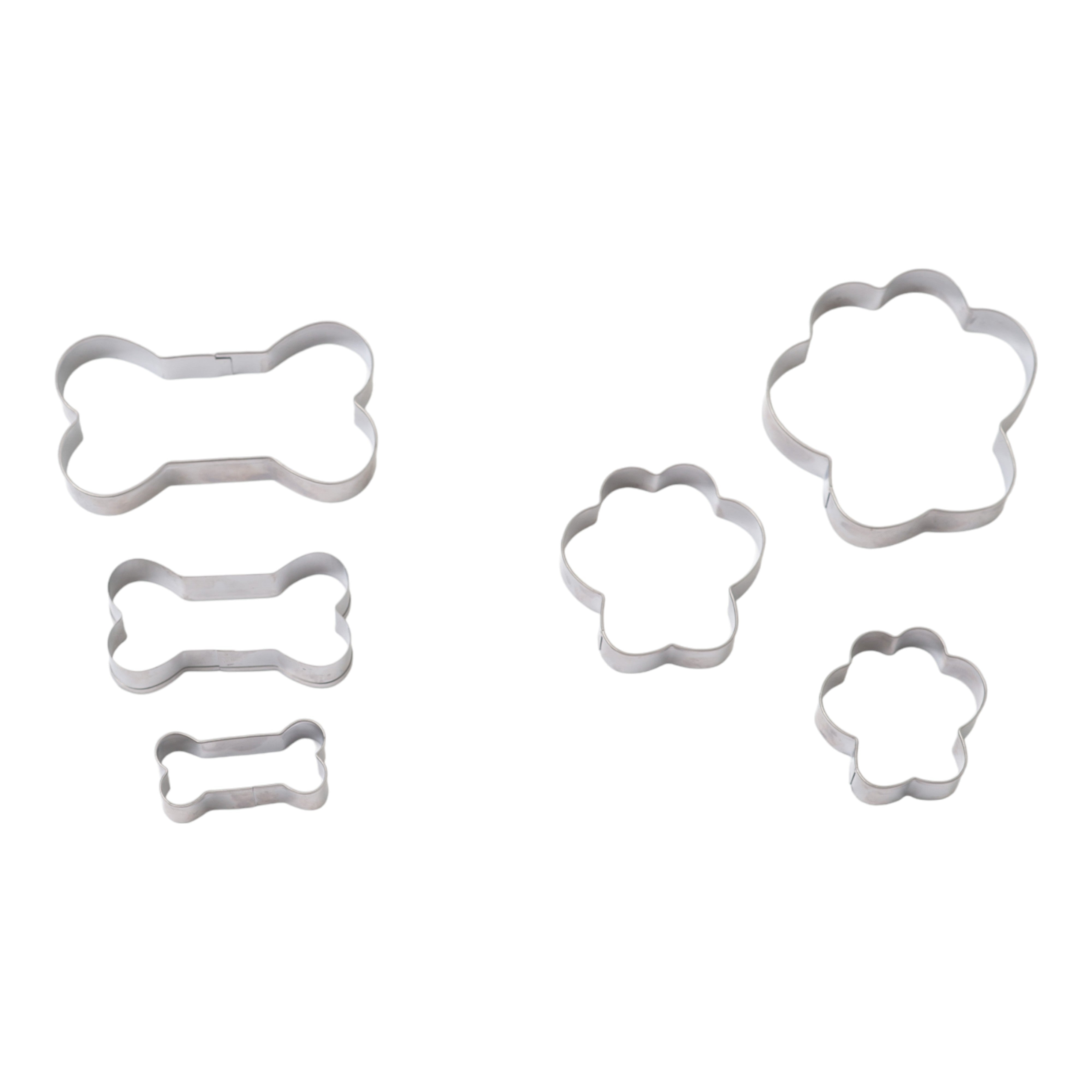 Country Living 6-Piece Paw & Bone Cookie Cutter Set