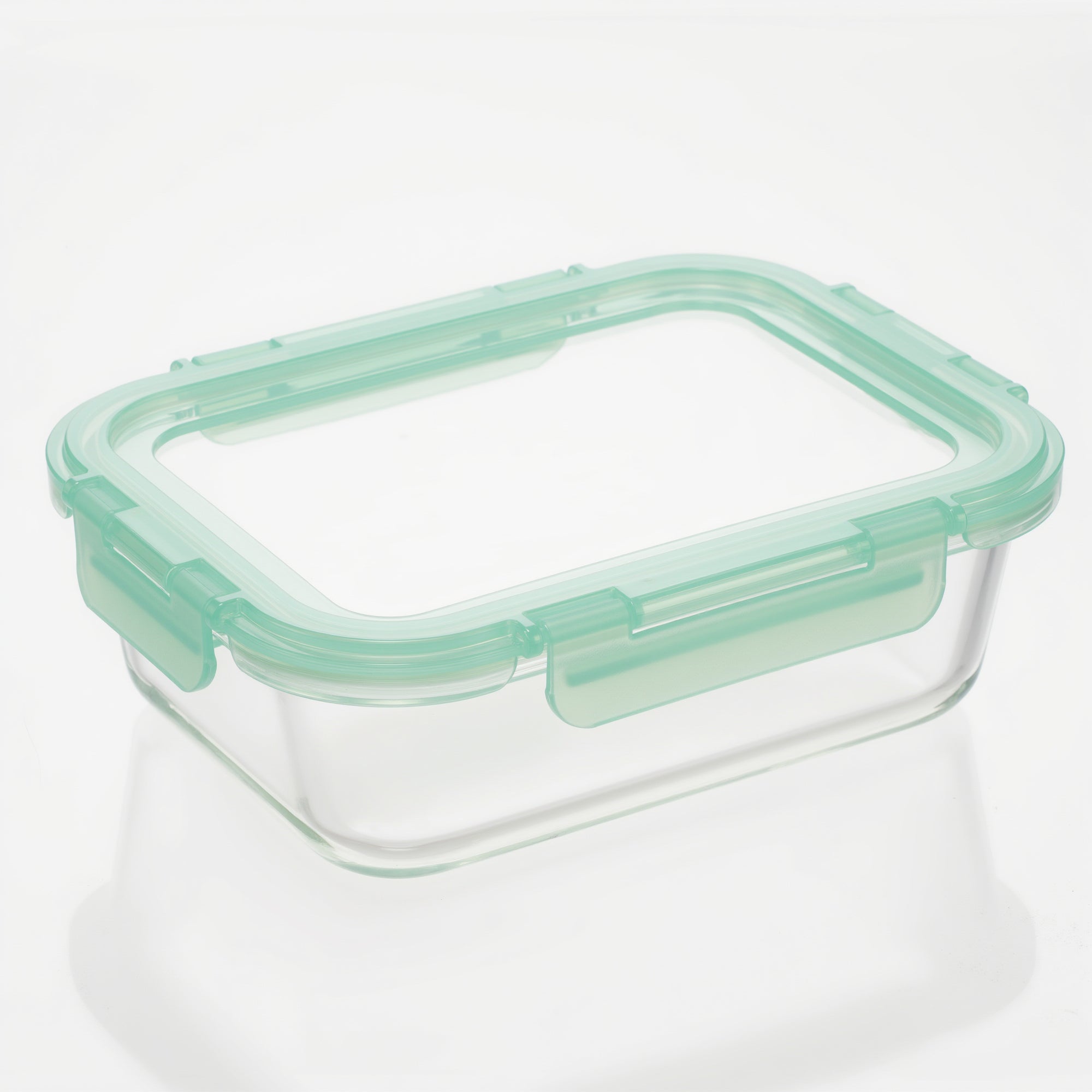3-Piece Glass Containers w/ Flexible Silicone Lids