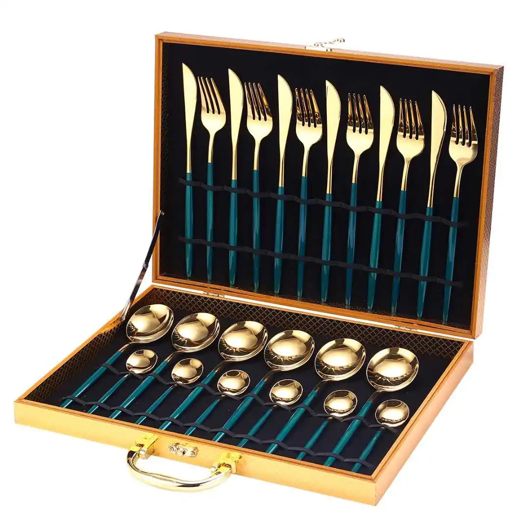 24-Piece Luxury Cutlery Set