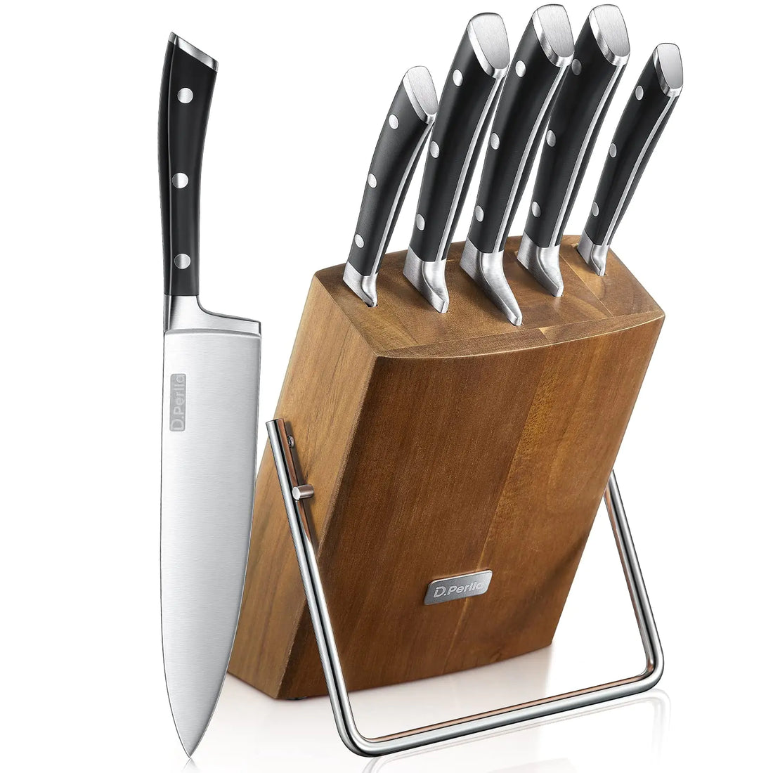 D.Perlla 6-Piece German Stainless Steel Knife Set