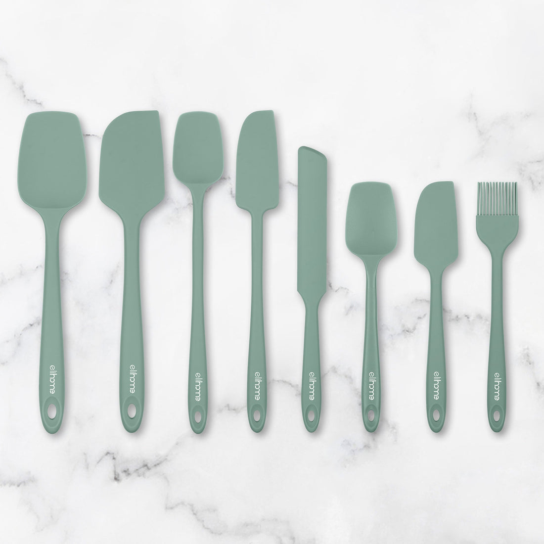 3 Piece Silicone Spatula Set - Red