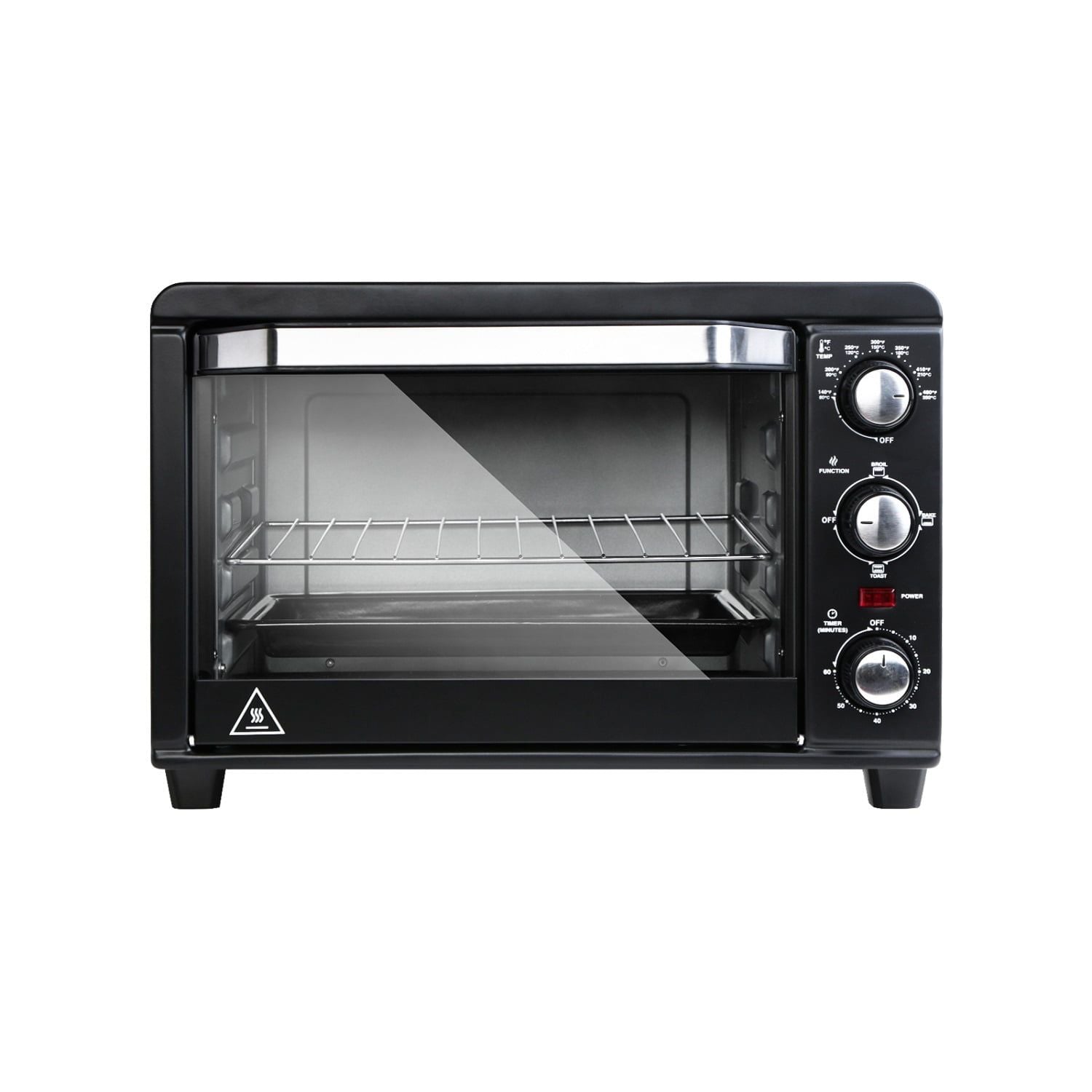 Dubbin Small Countertop Toaster Oven – Black