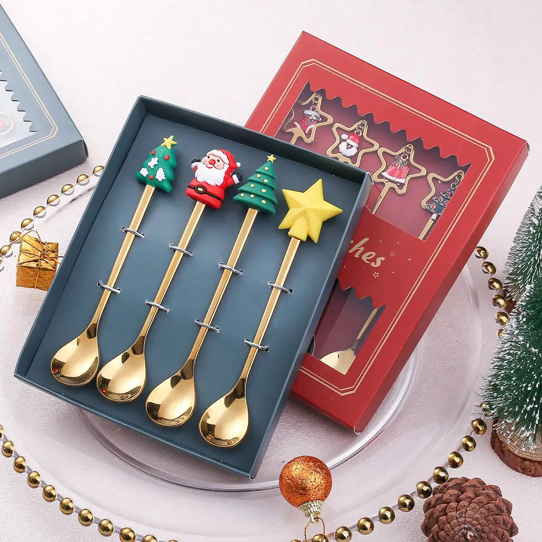 Christmas Festive Spoon & Fork Set