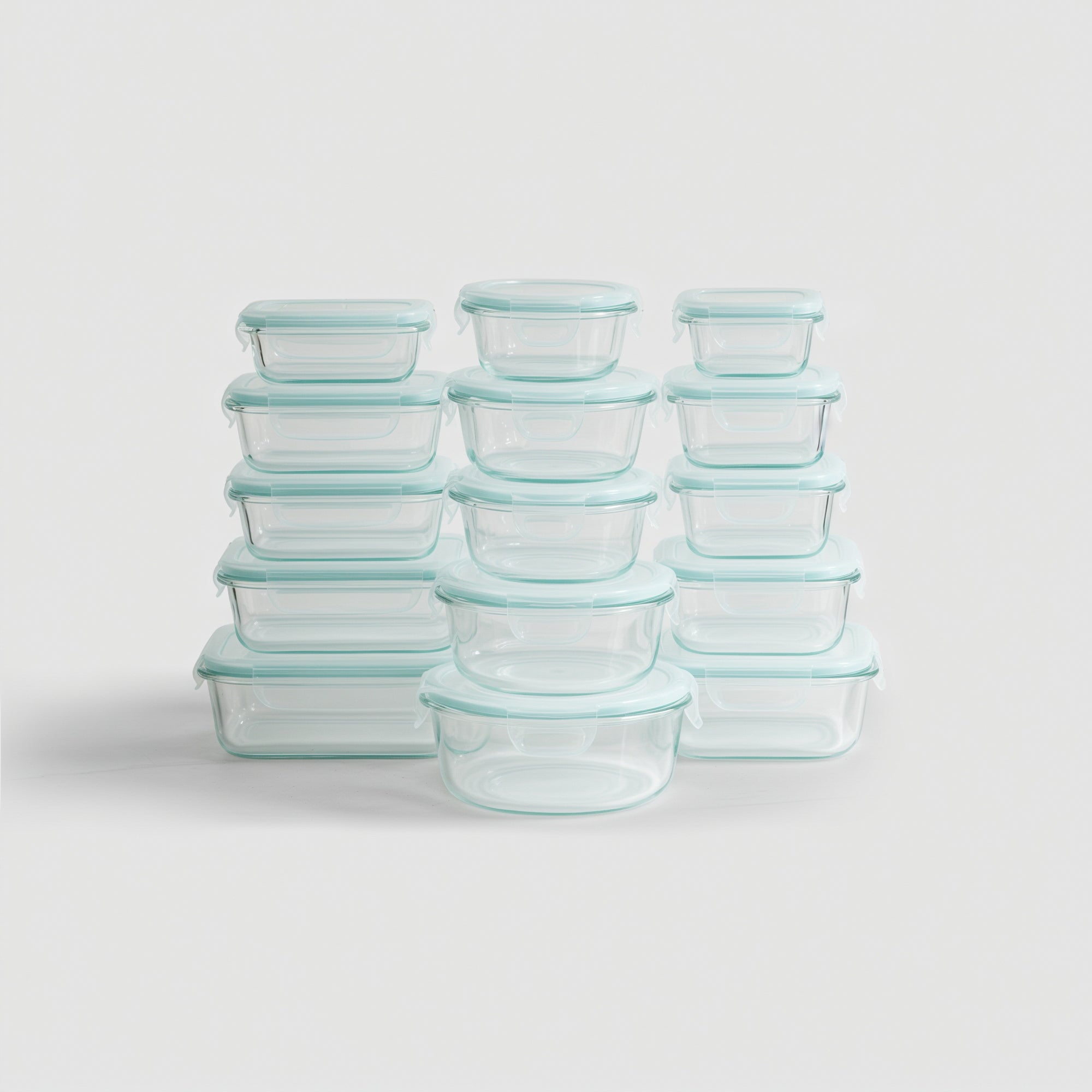 15-Piece Borosilicate Glass Container Set