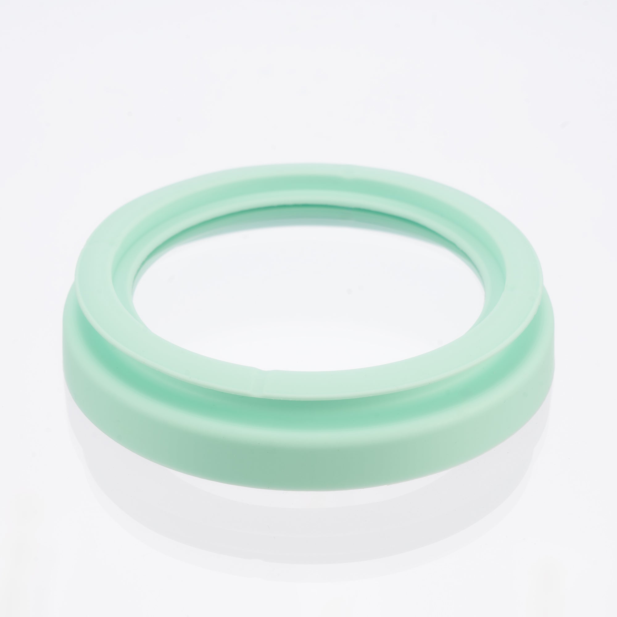 Diamond Blue Glass Canister Set w/ Lids