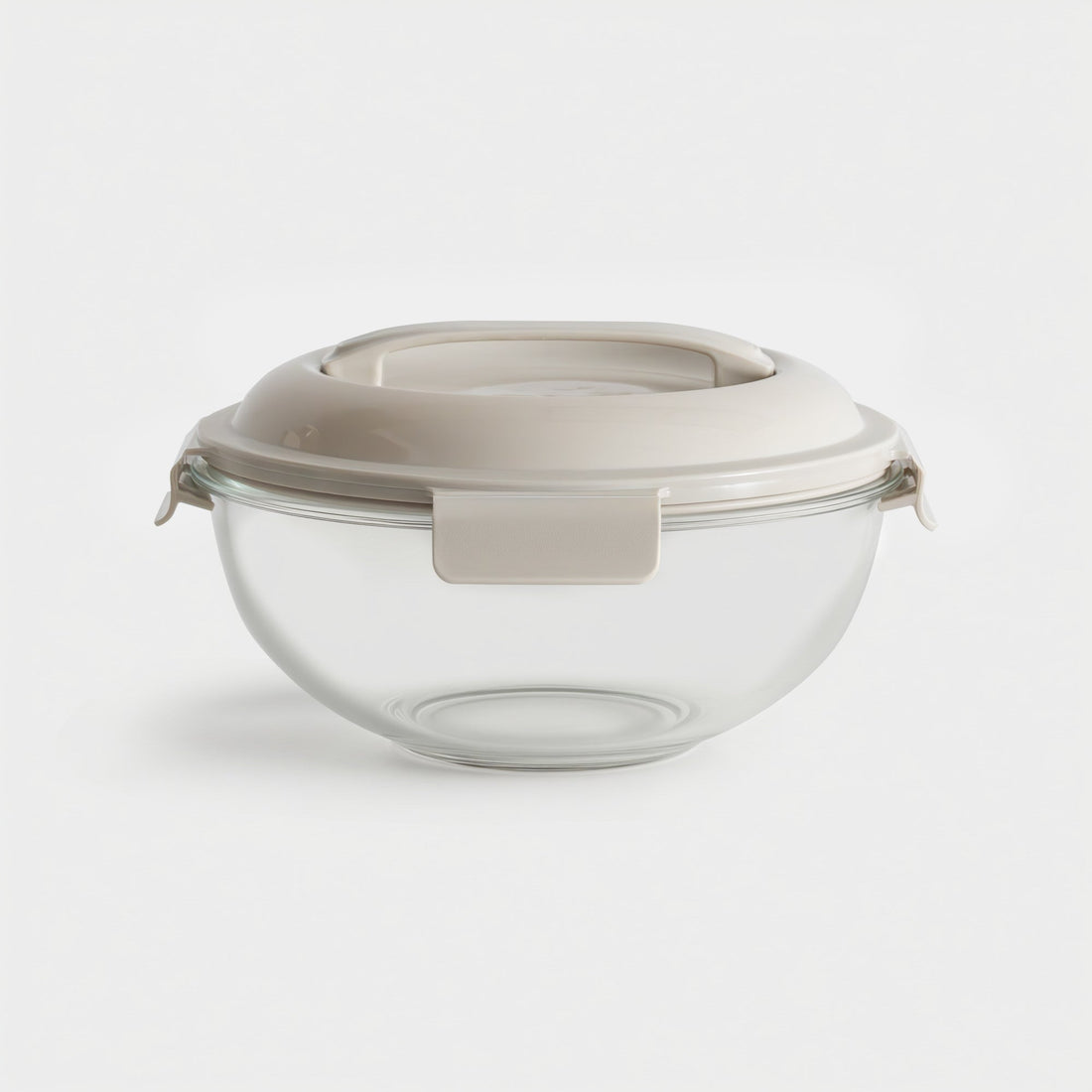 5-Piece Borosilicate Glass Mixing Bowl Set