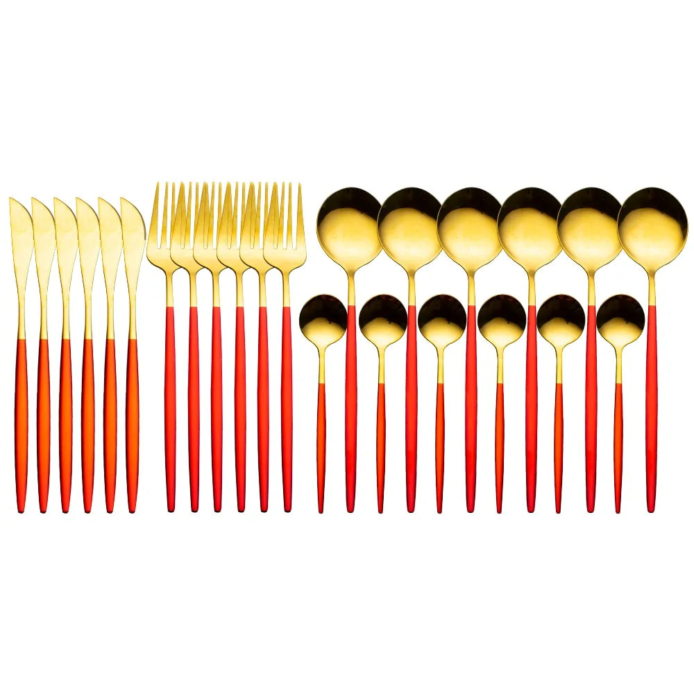 24-Piece Luxury Cutlery Set