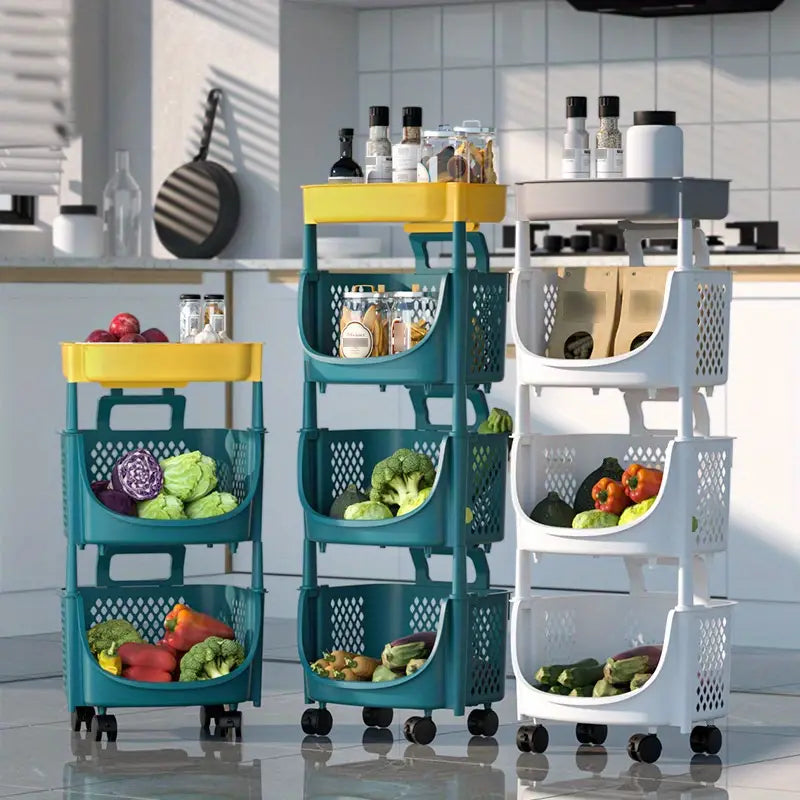 Mobile Storage Cart for Home