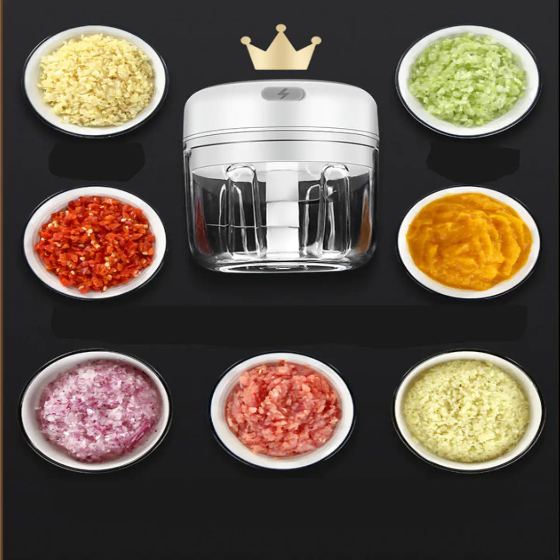 Quick Chop Electric Herb & Veggie Chopper