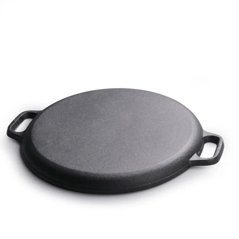 DecorBites™ Cast Iron Skillet Pan - Versatile Cooking Pot for Pancakes, Pizzas, and More
