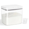 Versatile Storage Bin with Pop-Up Lid & Scoop