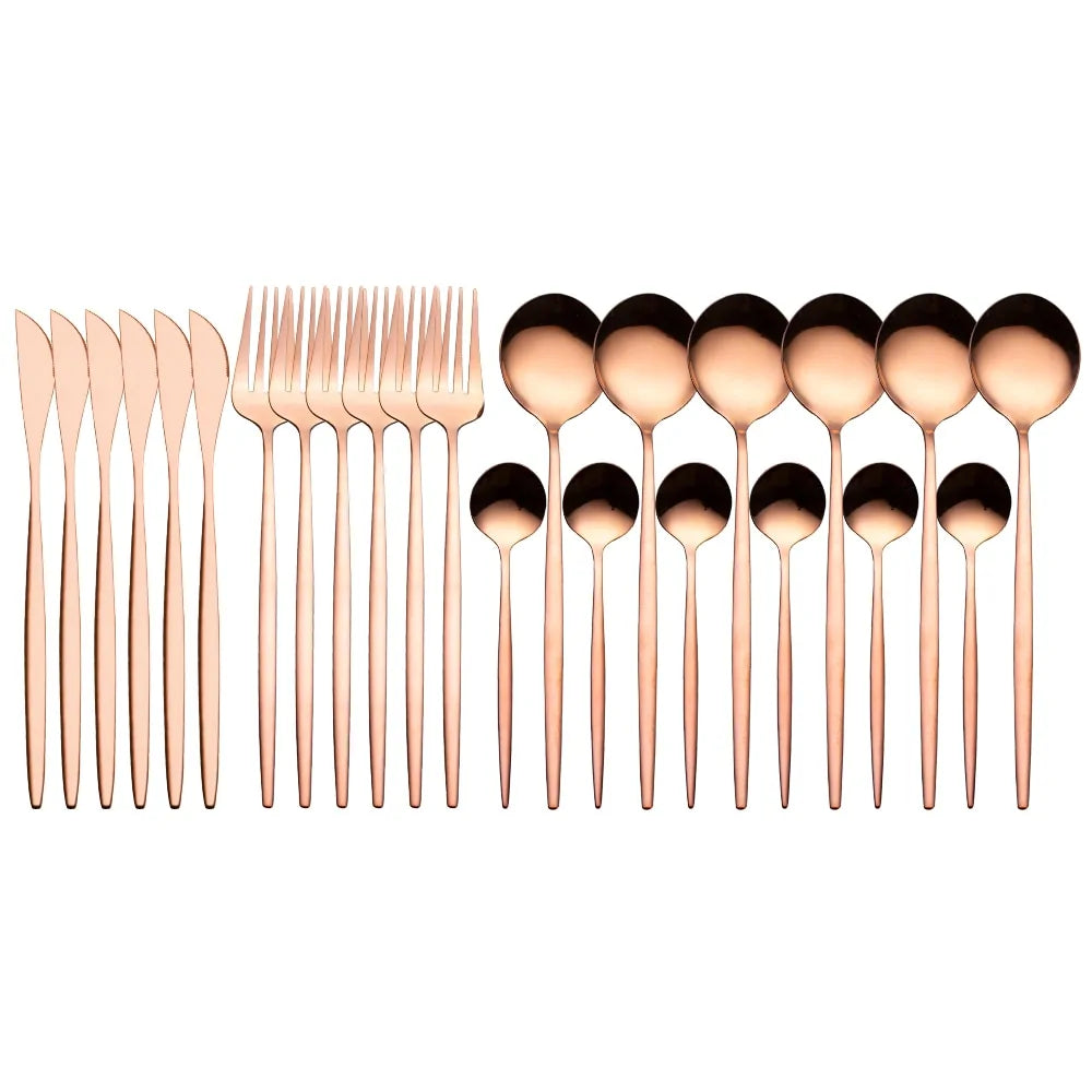 24-Piece Luxury Cutlery Set
