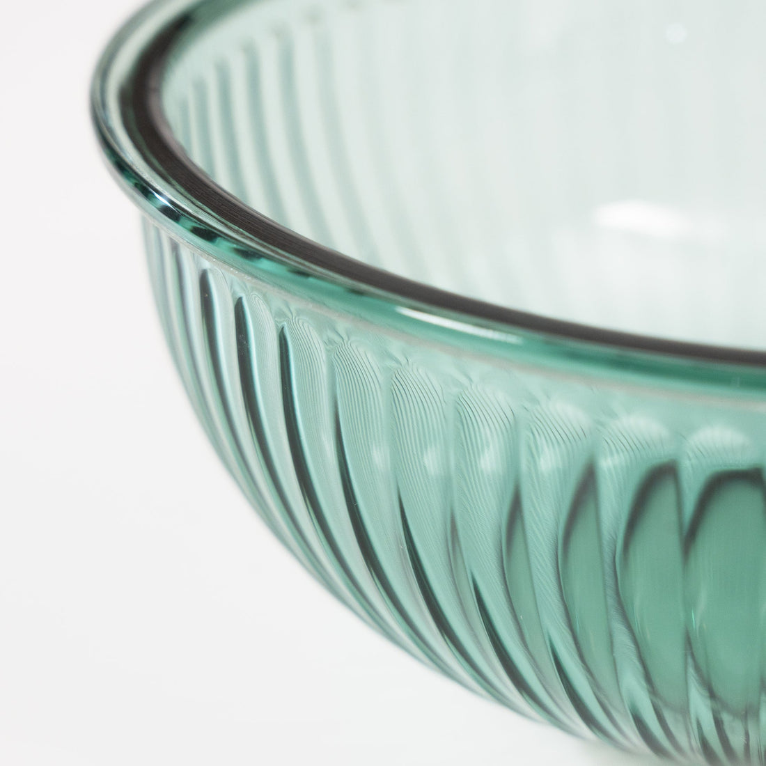 Diamond Blue Borosilicate Glass Mixing Bowl Set