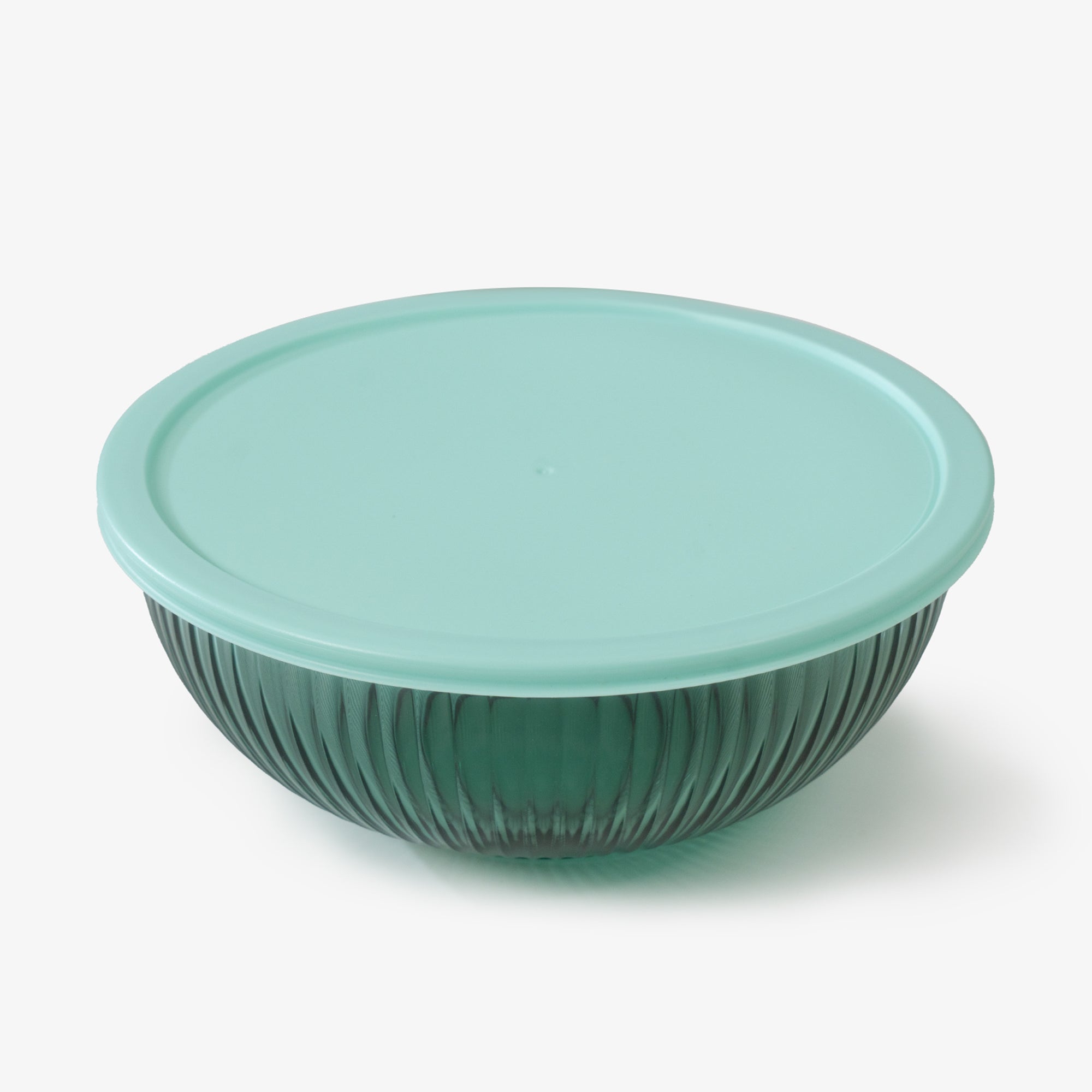 Diamond Blue Borosilicate Glass Mixing Bowl Set