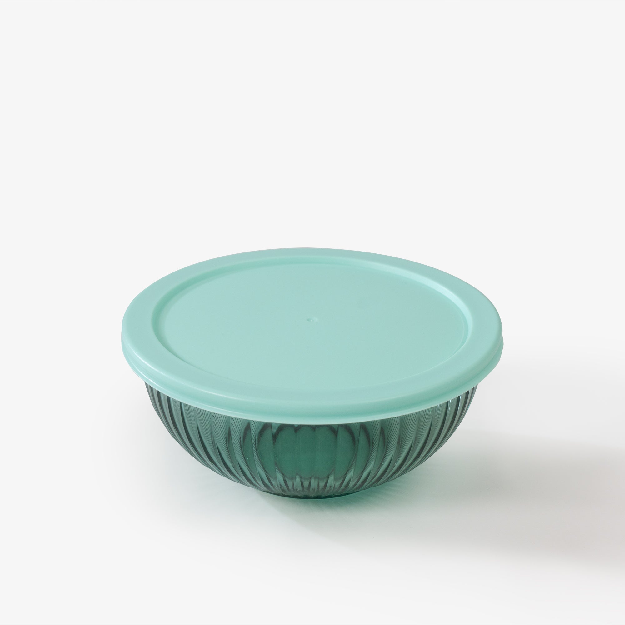 Diamond Blue Borosilicate Glass Mixing Bowl Set