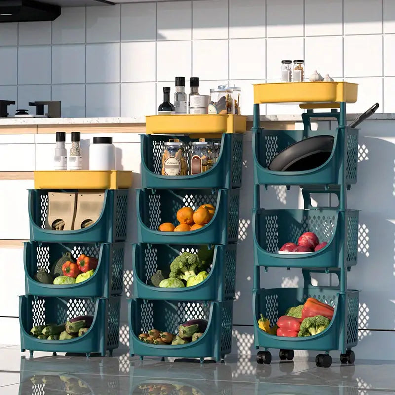 Mobile Storage Cart for Home