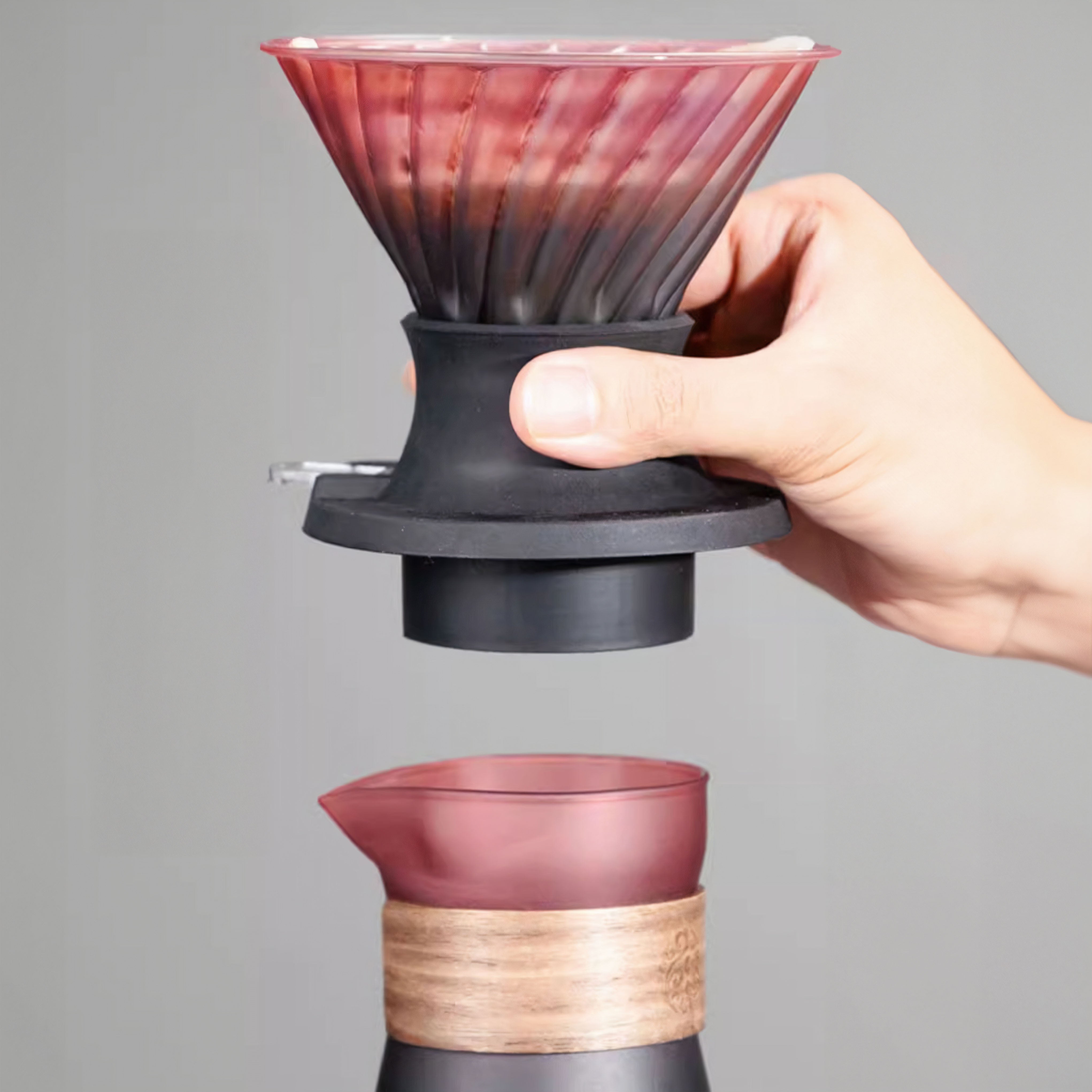 Smart V60 Brewed Coffee Set w/ Glass Drip Cup