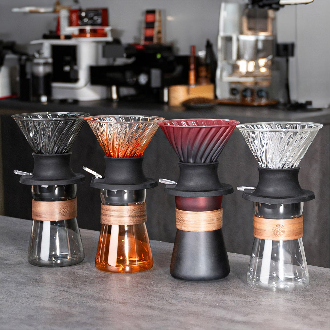 Smart V60 Brewed Coffee Set w/ Glass Drip Cup