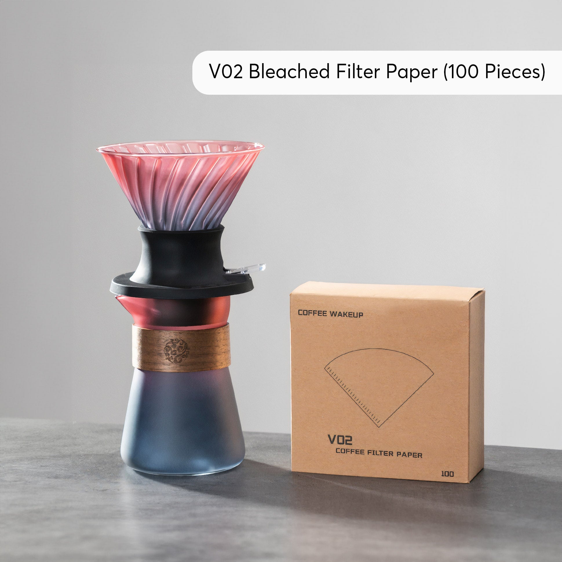 Smart V60 Brewed Coffee Set w/ Glass Drip Cup