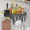 Shelf Wall-mounted Spice Racks and Utensil Holder