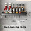 Shelf Wall-mounted Spice Racks and Utensil Holder