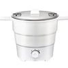 Compact Folding Electric Wok & Rice Cooker