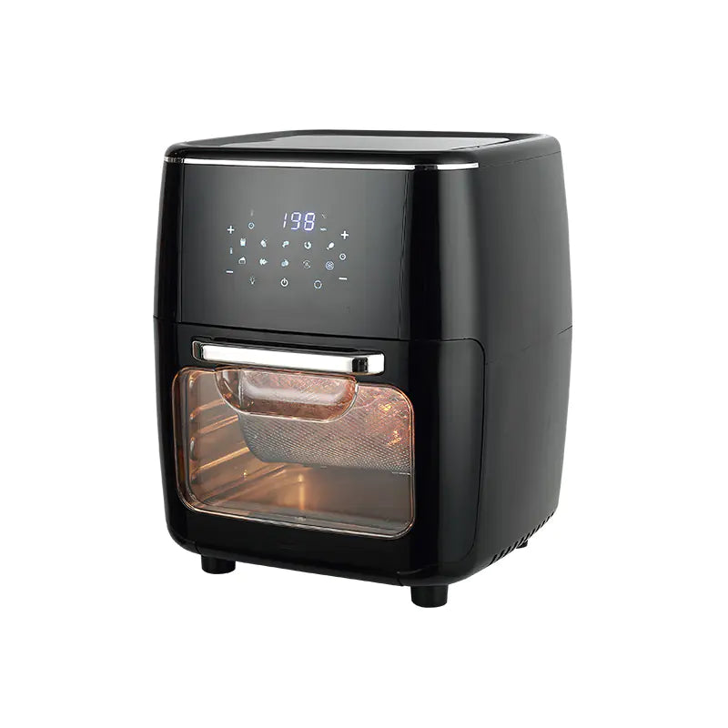 13L Large Capacity Air Fryer w/ Transparent Rotating Oven