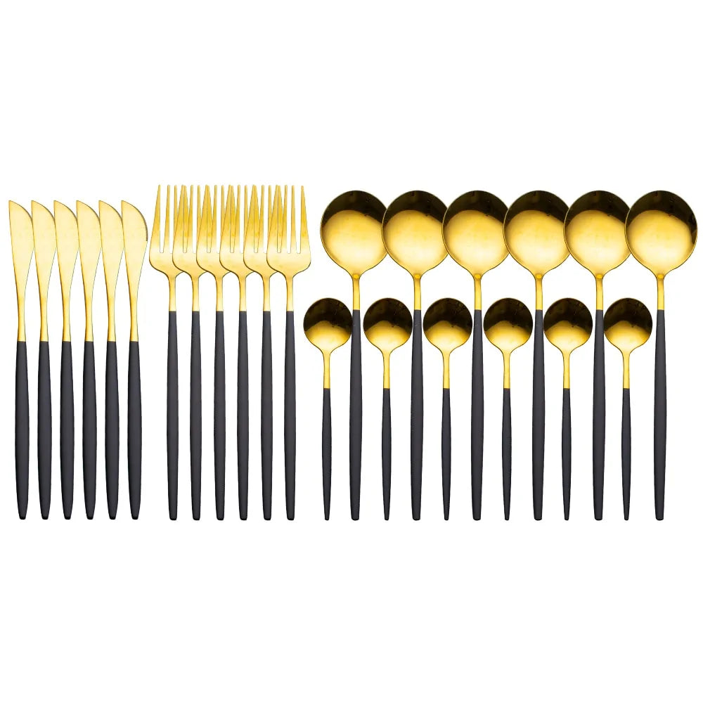 24-Piece Luxury Cutlery Set