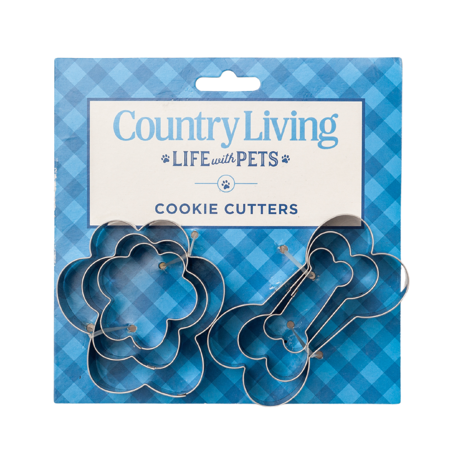 Country Living 6-Piece Paw & Bone Cookie Cutter Set
