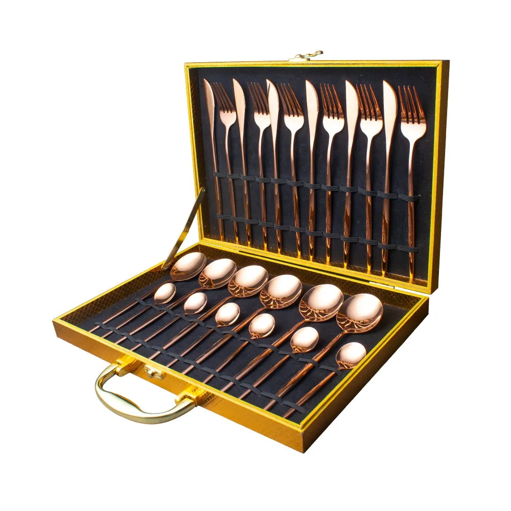 24-Piece Luxury Cutlery Set
