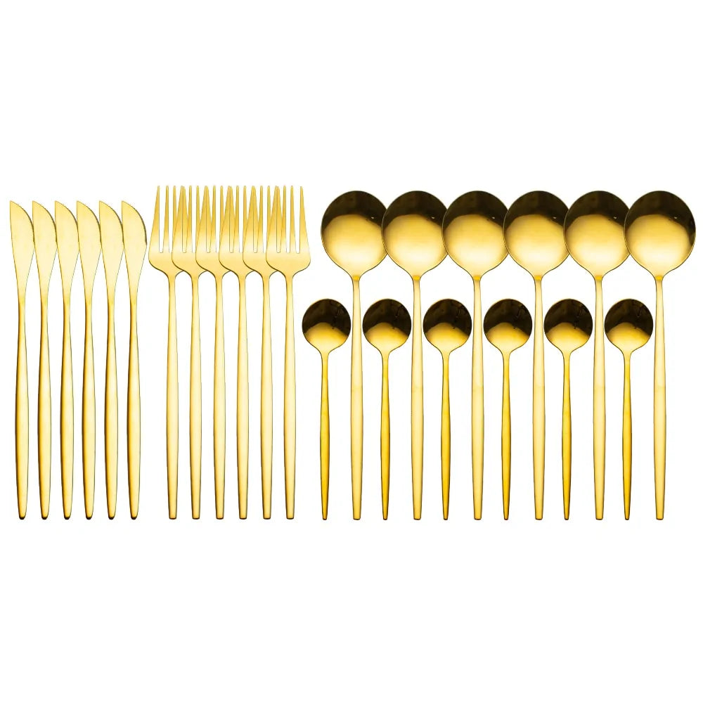 24-Piece Luxury Cutlery Set