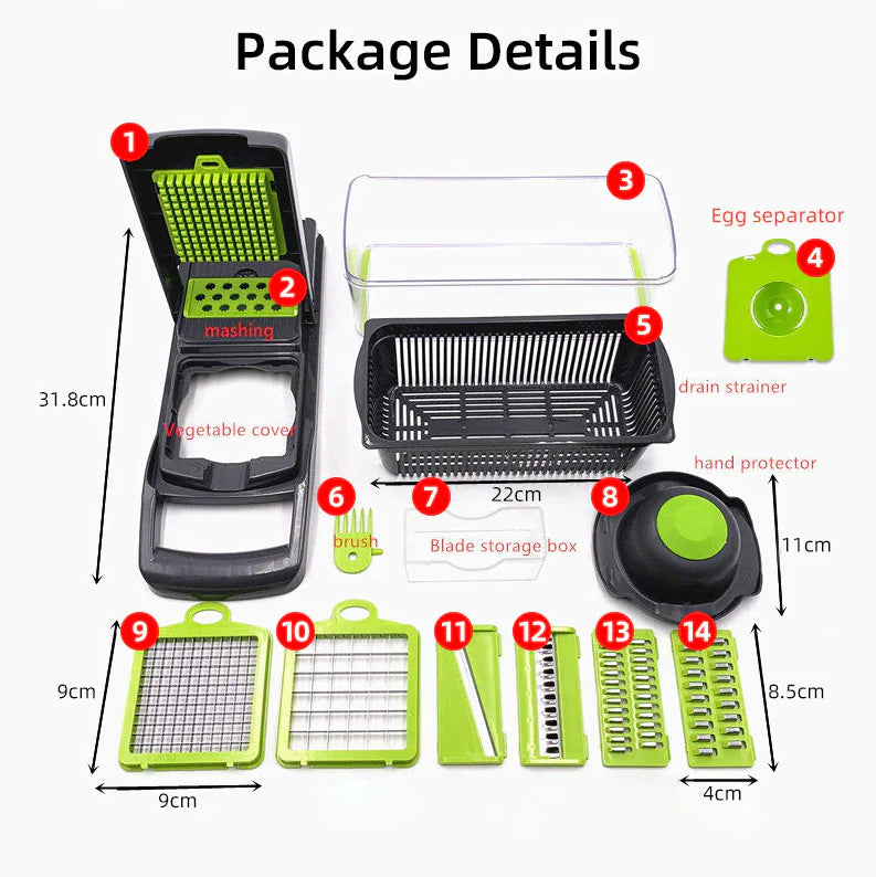 15-in-1 Vegetable & Fruit Chopper
