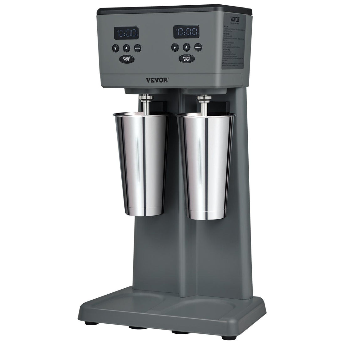 Double-Head 375W Milkshake Maker w/ 2 Stainless Cups