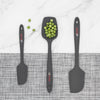 3 Piece Silicone Spatula Set - Red
