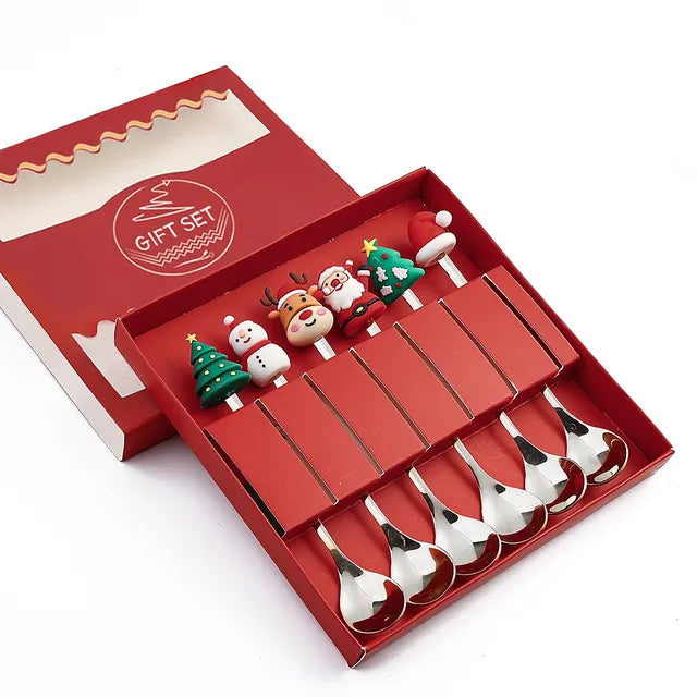 Christmas Festive Spoon & Fork Set