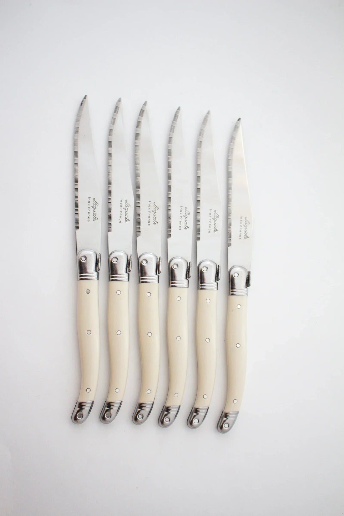 Laguiole Ivory 6-Piece Knife Set w/ Presentation Box