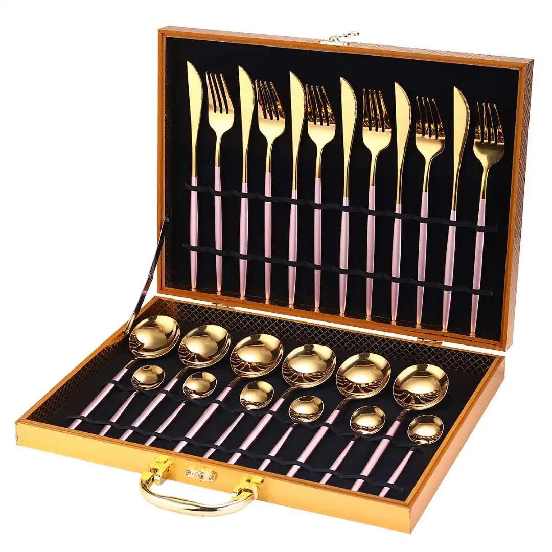 24-Piece Luxury Cutlery Set