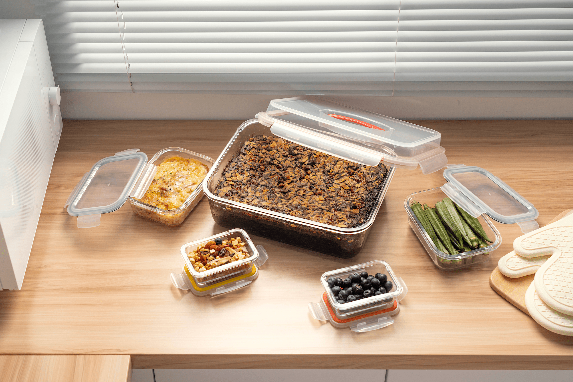 Bake & Carry Glass Bowl Set