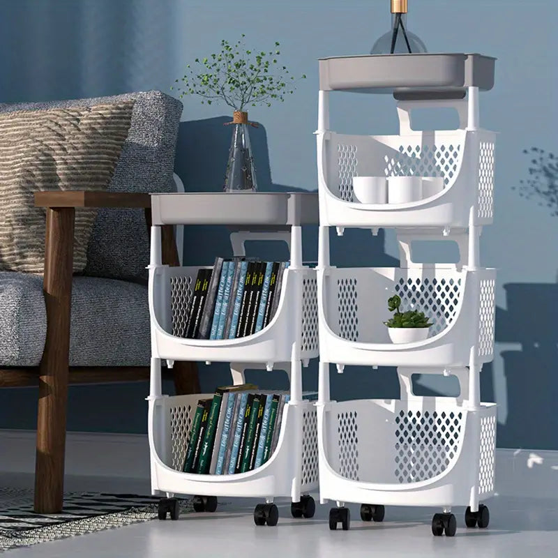 Mobile Storage Cart for Home