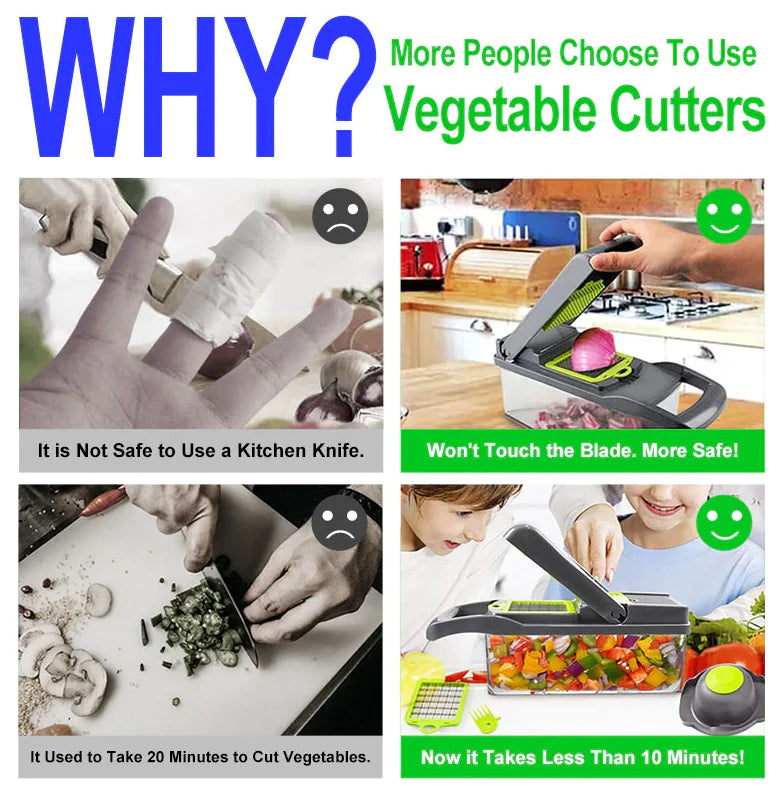 15-in-1 Vegetable & Fruit Chopper