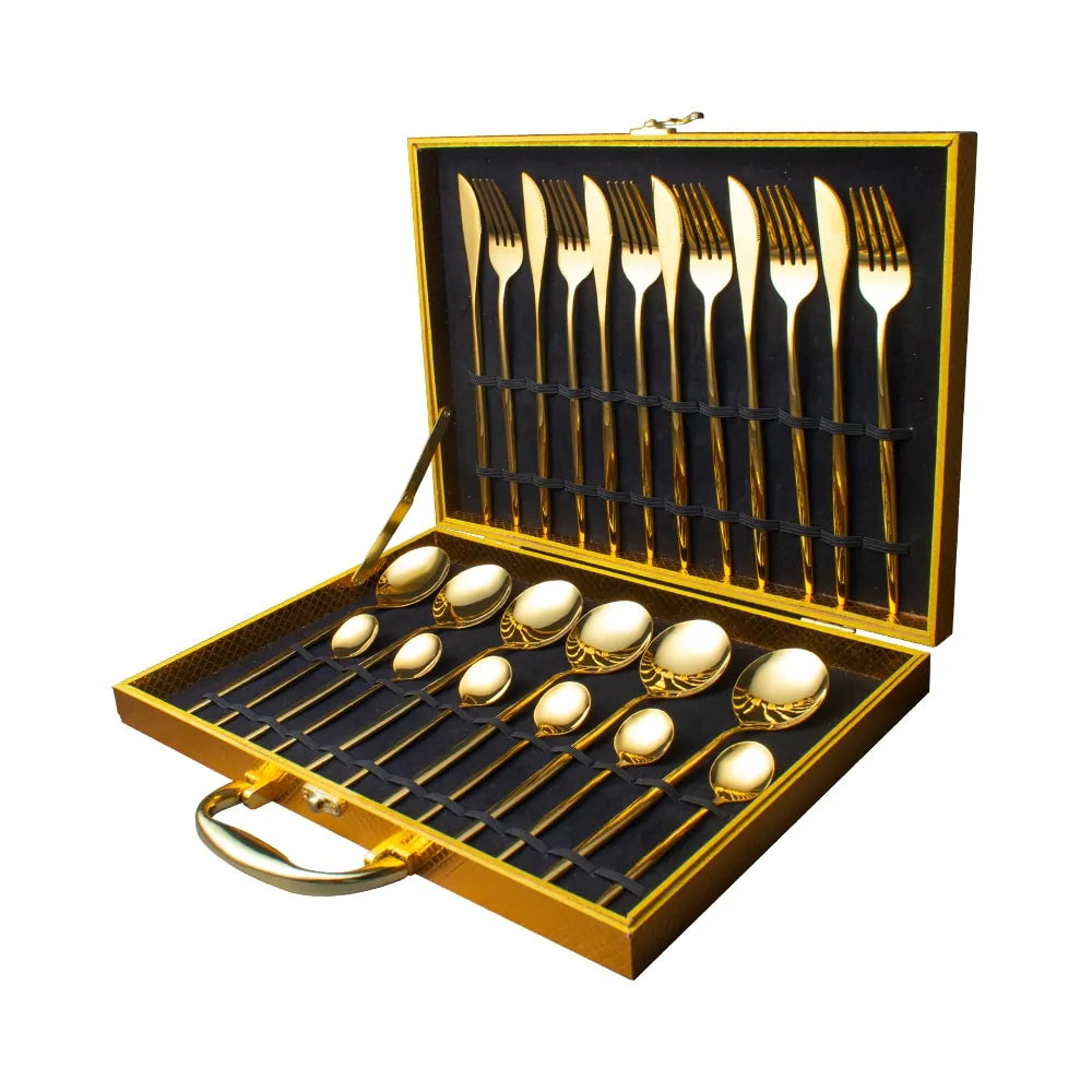 24-Piece Luxury Cutlery Set