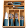 COOK WITH COLOR 25-Piece Bamboo Kitchen Utensil Set w/ Organizer