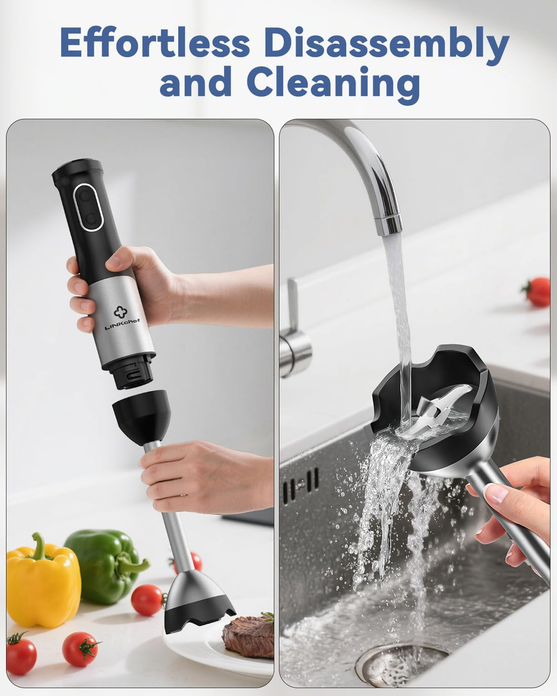 7-in-1 800W Immersion Hand Blender Set