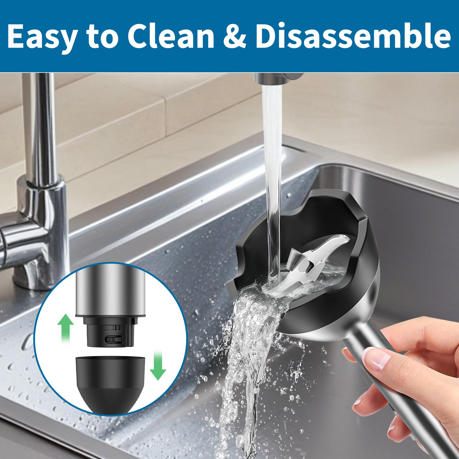 7-in-1 800W Immersion Hand Blender Set