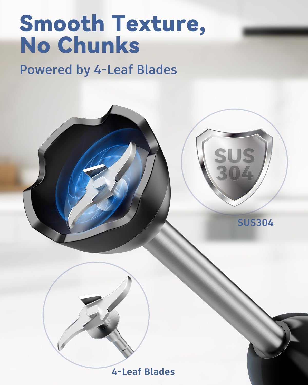 7-in-1 800W Immersion Hand Blender Set