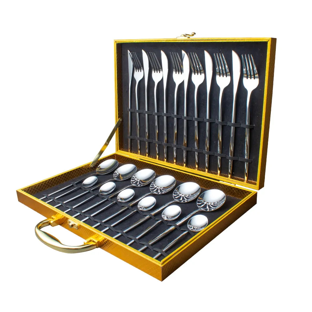 24-Piece Luxury Cutlery Set