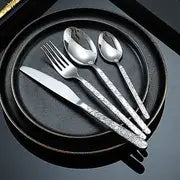 4-Piece Stainless Steel Cutlery Set – Christmas Dinner