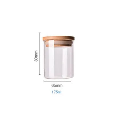 Borosilicate Glass Food Storage Containers w/ Bamboo Lids